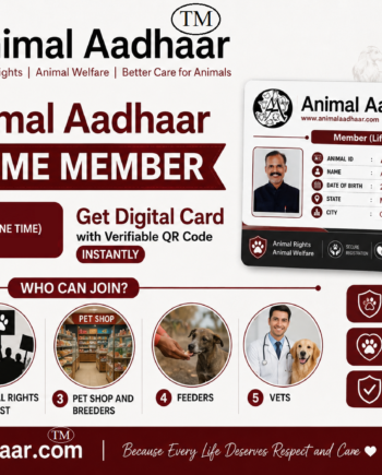 Animal Aadhaar Lifetime Membership